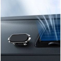 MG Flat magnetický držák na mobil do auta, stříbrný