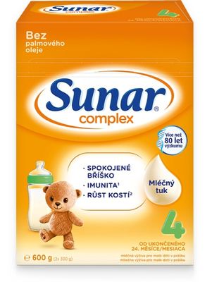Sunar Complex 4 benefity mléka