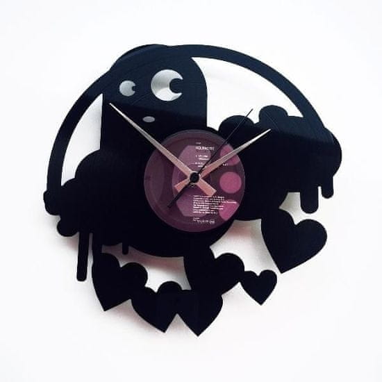Disc’O’Clock Designové nástěnné hodiny Discoclock 061 Strašidlo lásky 30cm