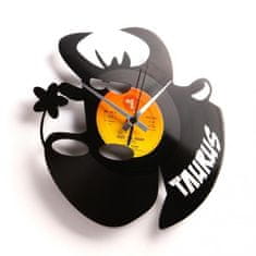 Disc’O’Clock Designové nástěnné hodiny Discoclock Z02 Býk 30cm