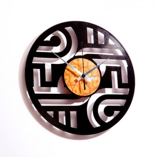 Disc’O’Clock Designové nástěnné hodiny Discoclock 015 Geometry 30cm