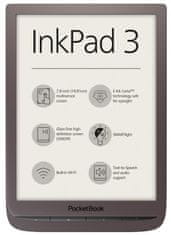 PocketBook PocketBook 740 InkPad 3 - tmavě hnědý, 8GB, WiFi, 7,8" displej
