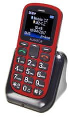 Aligator Mobilní telefon pro seniory A321 Senior červeno-černý