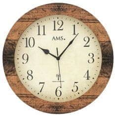 AMS design Designové nástěnné hodiny 5560 AMS řízené rádiovým signálem 35cm