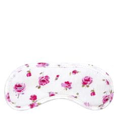 SCANquilt maska na spaní růžičky bílorůžová