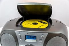 Soundmaster SCD1800TI, Boombox s CD, DAB+/FM a BT, stříbrná