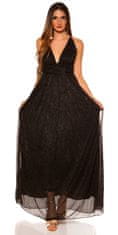 Amiatex Dámské šaty 72896, černá, UNIVERZáLNí