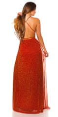Amiatex Dámské šaty 72894, červená, UNIVERZáLNí
