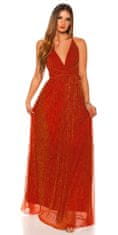 Amiatex Dámské šaty 72894, červená, UNIVERZáLNí
