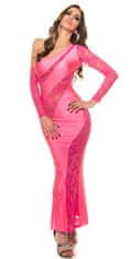 Amiatex Dámské šaty 74516, růžová, UNIVERZáLNí