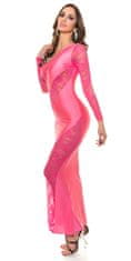 Amiatex Dámské šaty 74516, růžová, UNIVERZáLNí