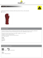 Svářečské rukavice CA615 - Kevlar 10