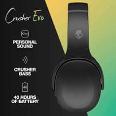 Skullcandy Crusher Evo Wireless, černá