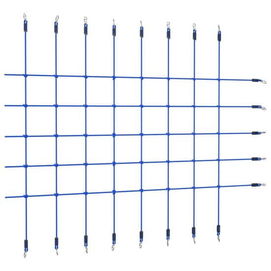 shumee VidaXL Lezecká síť 200x150 cm Modrá