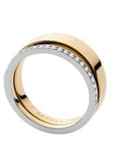 Skagen Nadčasový bicolor prsten z oceli Elin SKJ1451998 (Obvod 50 mm)
