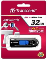 Transcend JetFlash 790 32GB, černo-modrá (TS32GJF790K)