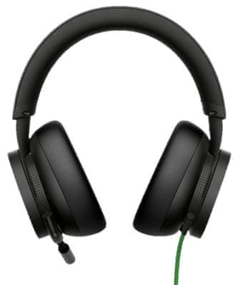 Sluchátka Microsoft Xbox Stereo Headset (8LI-00002), 40mm měniče, Xbox One, Xbox Series X, Dolby Atmos, USB-C, herní headset