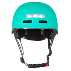 Bezpečnostní helma BLUETOUCH modrá s LED - vel. L