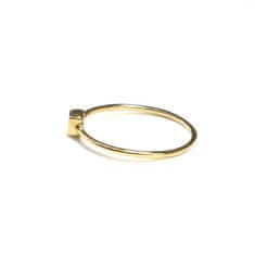 Pattic Prsten ze žlutého zlata se středovým zirkonem AU 585/000 0,75 gr ARP512501-54