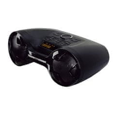 Akai Radiomagnetofon , APRC-20BG, přenosný, Bluetooth, FM rádio, AUX, USB, LCD displej, 16 W RMS