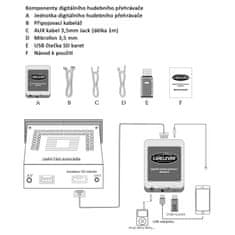 CARCLEVER Hudební přehrávač USB/AUX/Bluetooth Toyota (5+7) (555TY001)