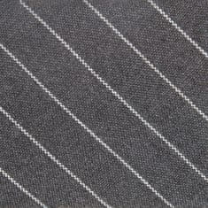 ORNATE Set tří kravat ze 100% přírodní bavlny - vínová, modrá a šedá