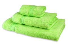 Dommio Sada bambusových ručníků a osušky, zelené