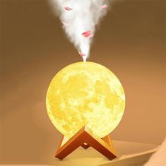 BEMI INVEST Ultrazvukový aroma difuzér - lampička Měsíc