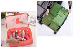 CoolCeny Praktické cestovní tašky - organizéry na cesty - Růžová