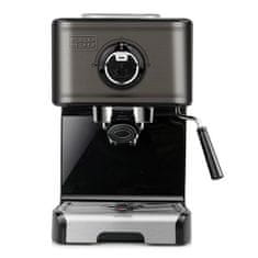 Kávovar Black+Decker, BXCO1200E, pákový, 15 bar, parní tryska, nerez, 2 šálky současně
