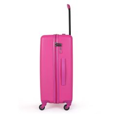 Benetton Skořepinový cestovní kufr UCB Medium 60 l růžová