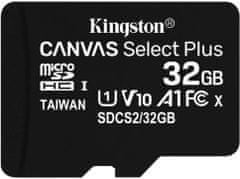 Micro SDHC Canvas Select Plus 32GB 100MB/s UHS-I + adaptér (SDCS2/32GB)