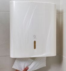 Papernet Zásobník pro papírové ručníky z antibakteriálního plastu bílý 