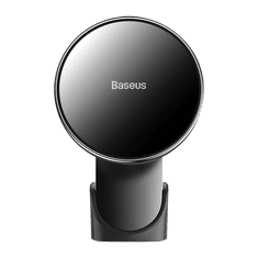 BASEUS Big Energy držák s bezdrátovým nabíjením 15W černá (kompatibilní s Apple iPhone 12 series) WXJN-01