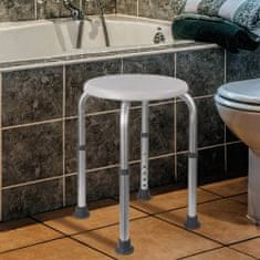 HomeLife Koupelnová stolička výškově stavitelná, samostatně