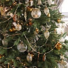 Decor By Glassor Zlatý vánoční řetěz na stromek