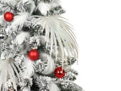 LAALU.cz Ozdobený umělý vánoční stromeček POLÁRNÍ ČERVENÁ 60 cm s LED OSVĚTELNÍM V KVĚTINÁČI