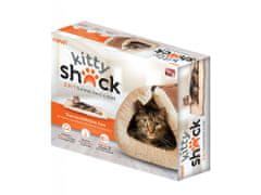 Alum online Plyšový pelíšek a podložka pro kočku 2v1 - Kitty Shack