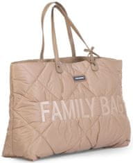 Childhome Cestovní taška Family Bag Puffered Beige