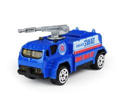 GearBox Autíčka 1:64 stavební vozidla hasiči policie kov