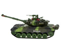 Aga RC Velký válečný tank 9995 2.4 GHz zelený