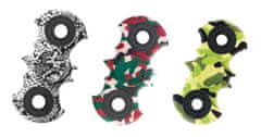 ORNATE Batman Spinner Style - 3ks barevných Fidget Spinnerů ve tvaru Batman - 3 kusy (mix barev a vzorů)