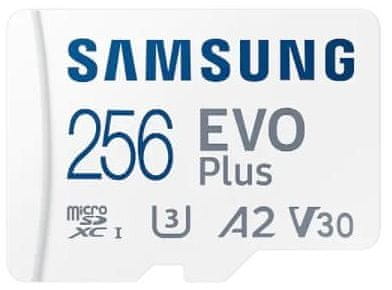 Paměťová karta Samsung micro SDXC EVO Plus + SD adaptér vysoká kapacita
