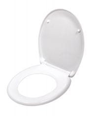 Schütte WC sedátko EASY CLIP bílé | Duroplast, Soft Close s automatickým klesáním a rychloupínacím uzávěrem