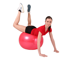 Unison Gymnastický relaxační míč gym ball 85 cm červený