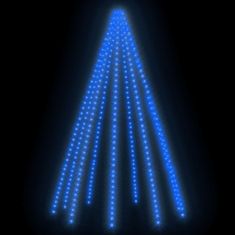 Greatstore Světelná síť na vánoční stromek se 400 LED modrá 400 cm