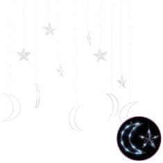 shumee Pohádková světla Hvězda a měsíc dálkové ovládání 138 LED bílá