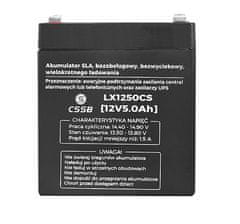 LTC Baterie olověná 12V / 5,0Ah LTC LX1250CS gelový akumulátor