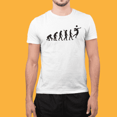 Fenomeno Pánské tričko - Evoluce volejbalisty - bílé Velikost: S