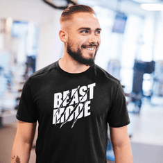 Fenomeno Pánské tričko - Beast mode - černé Velikost: XL